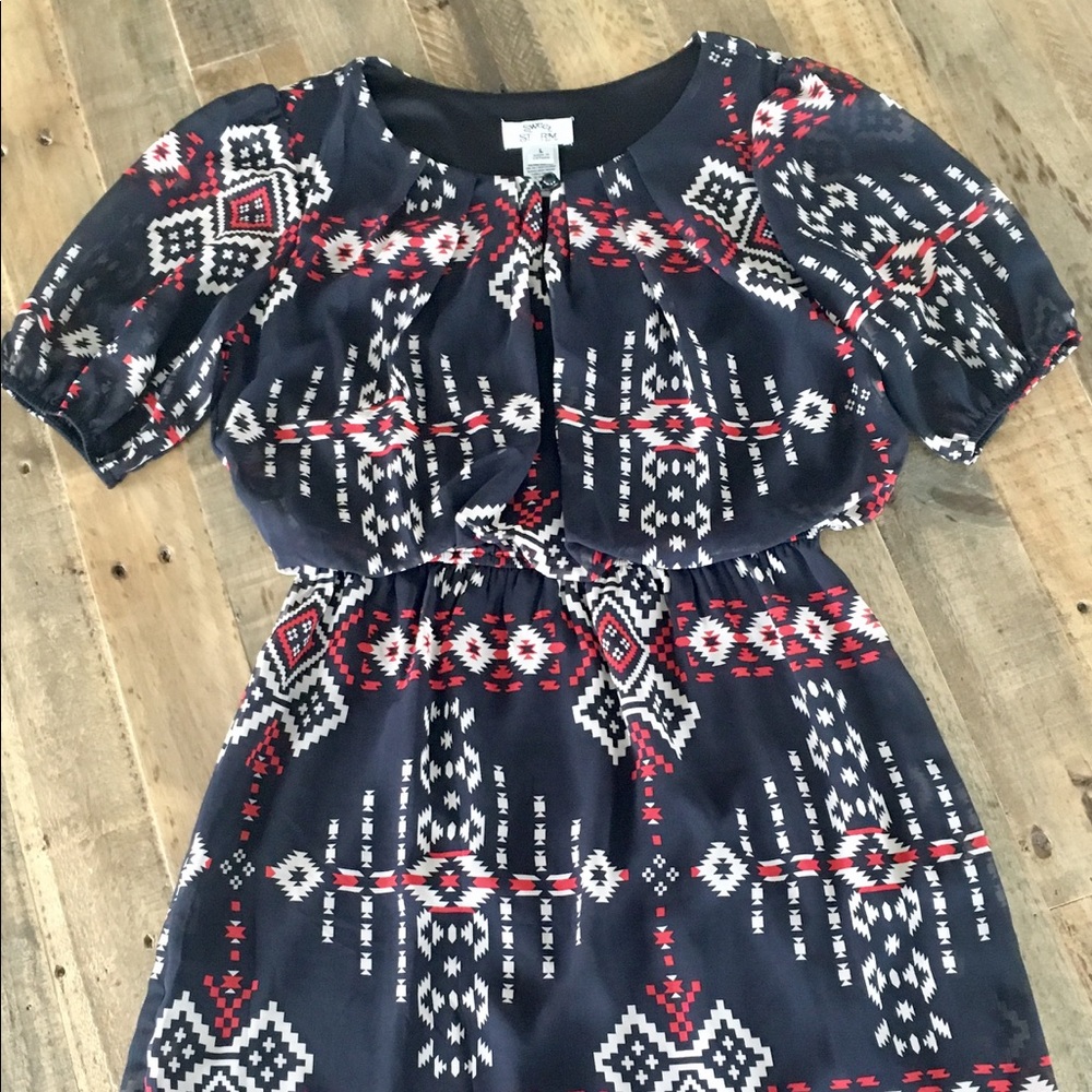NWOT Sweet Storm Patterned Dress